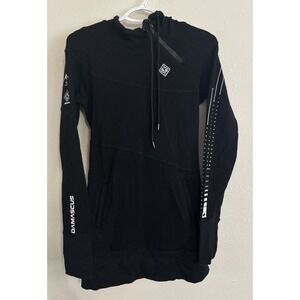 Damascus Apparel HVMAN Cloak Hoodie M Black Cyberpunk Techwear Rave Rare